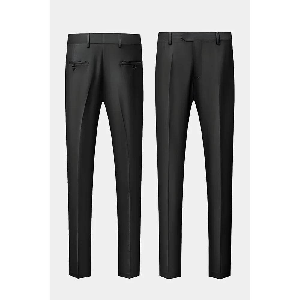 Men's 2 Piece Suit Blazer Pants Single Breasted Daily Work Business Casual Party Traje De Hombre Elegante