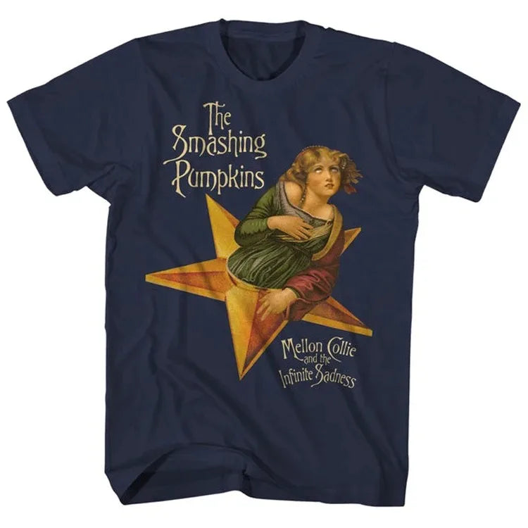 Smashing Pumpkins Band Print T-Shirt - Oversized Rock Music Merch