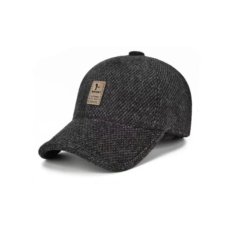 Generic Cotton Hat Men's Baseball Cap - Keeps Warm In Winter, Outdoor Everyday Style, Cozy Winter Headwear