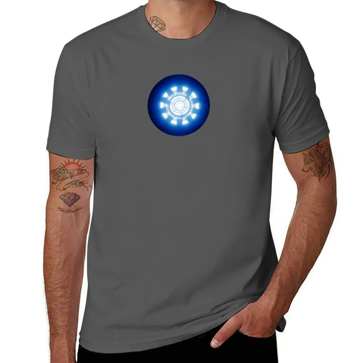 arc reactor T-Shirt for men 100 percent cotton