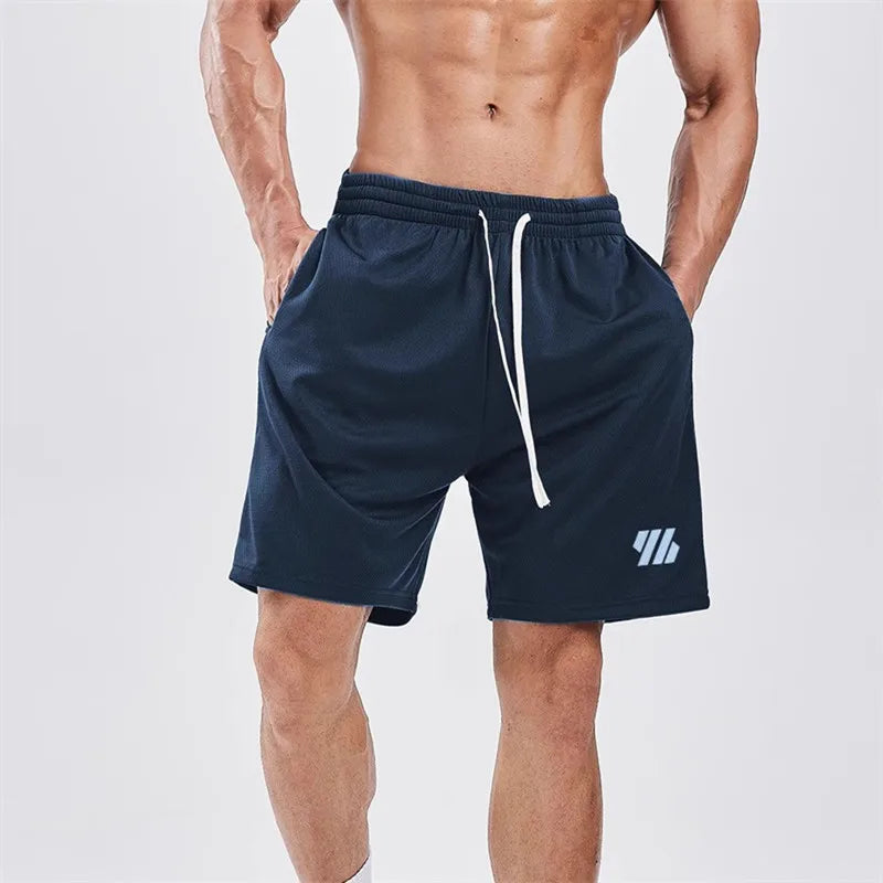 Men's Performance Athletic Shorts - Quick Dry Mesh Training Shorts
