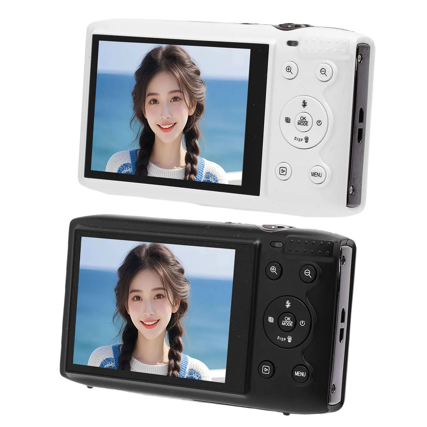Digital Video Camera  Recording Webcam WiFi 2.8 Inch Screen 16x Digital Zoom with Built in Flash for Travel