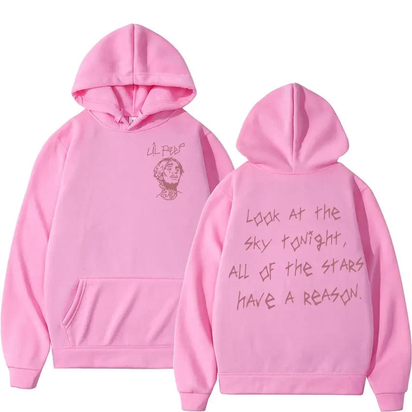 Lil Peep Tour Concert Hoodie - Unisex Hip Hop Streetwear Pullover