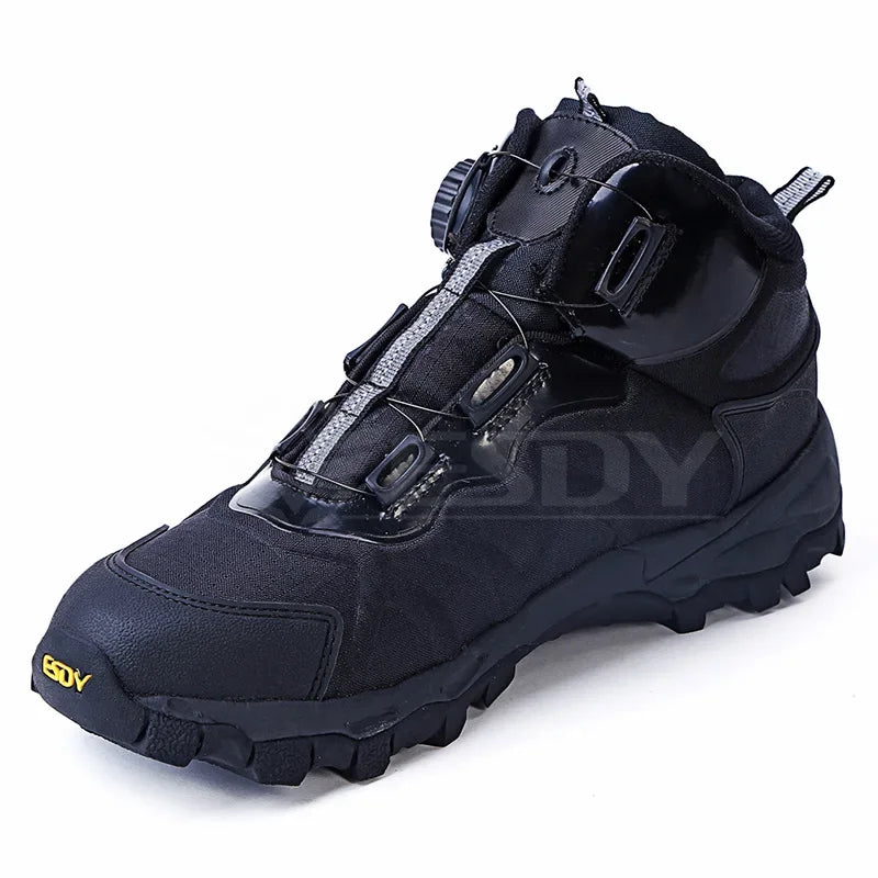 Men's Tactical Ankle Boots - Waterproof Combat & Hiking Boots