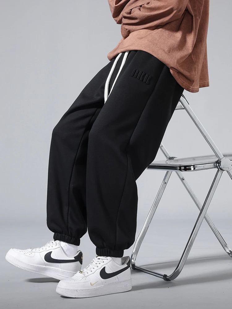 Men's Cotton Polyester Jogger Sweatpants - Hip Hop Loose Fit Harem Pants