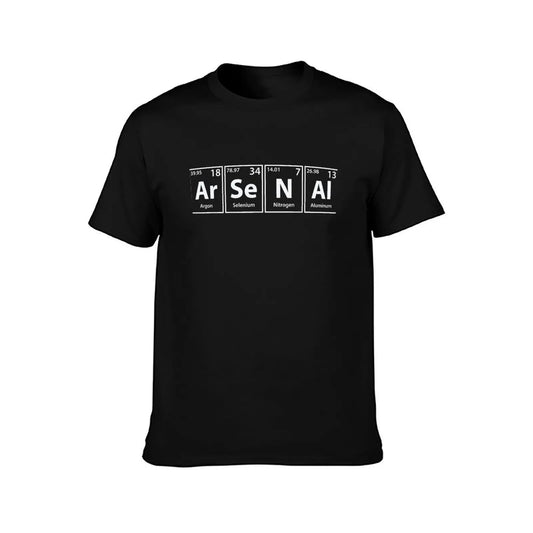 Arsenal (Ar-Se-N-Al) Periodic Elements Spelling T-Shirt