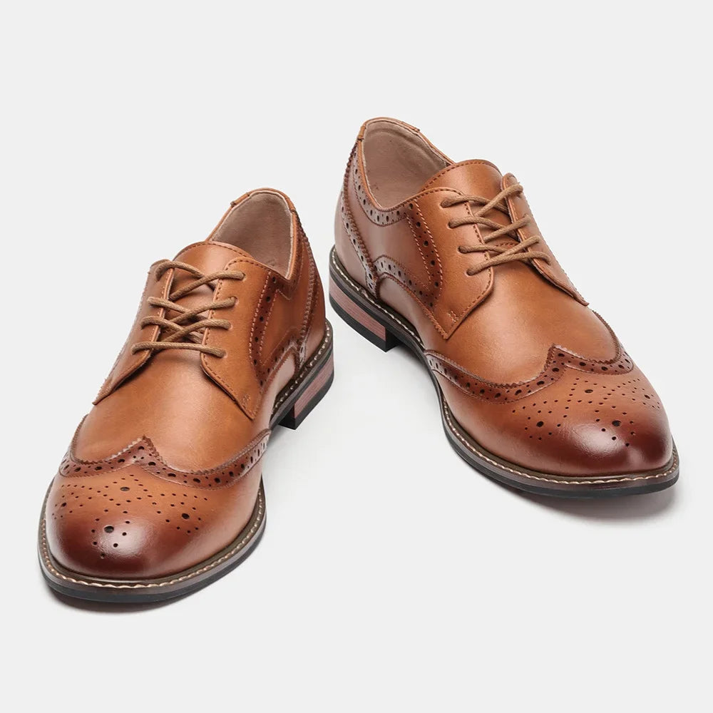 Men's Classic Brogue Dress Shoes - Wedding & Formal Occasions