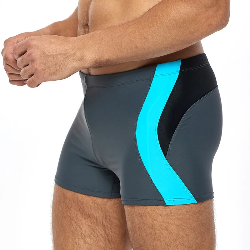 Men's Swim Trunks - Premium Boxer Style Swimsuit