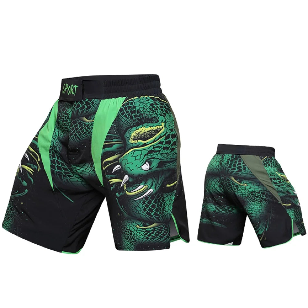 Men's MMA Training Shorts - Professional Grappling & Kickboxing Fight Shorts