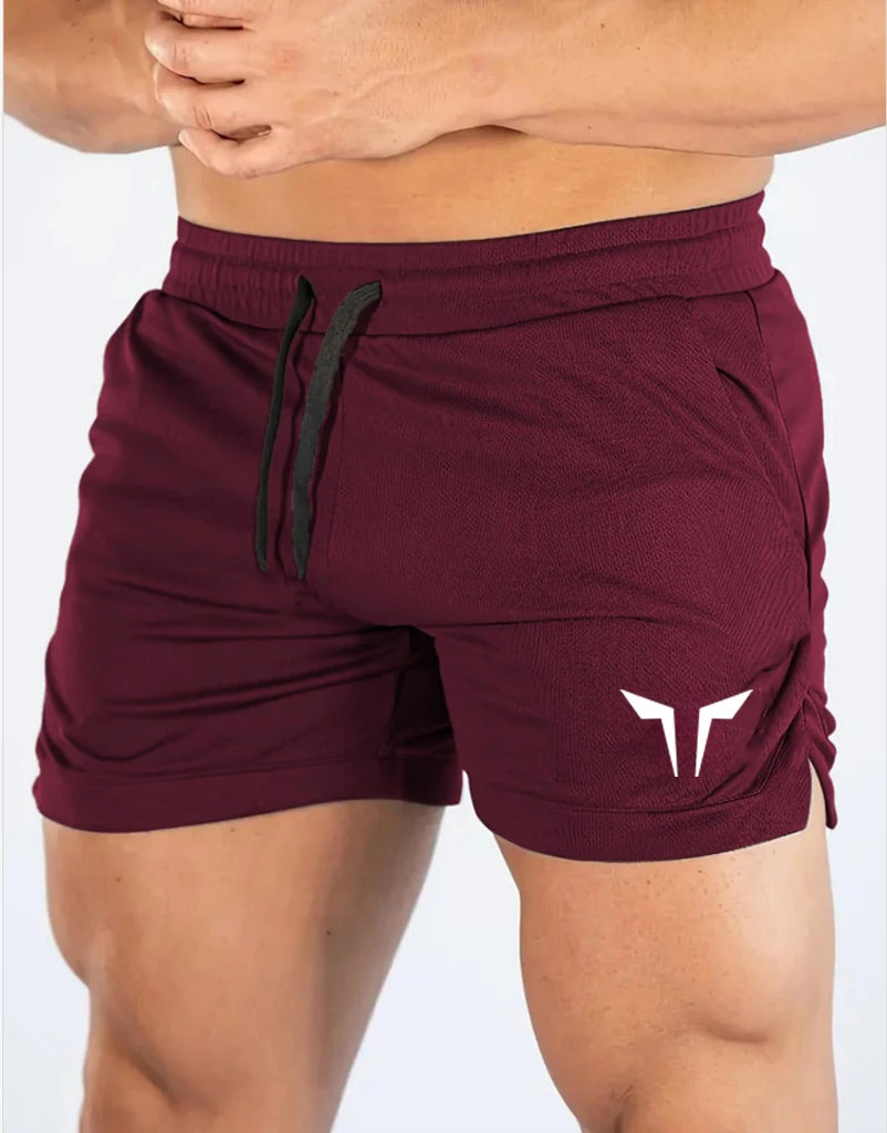 Men's Performance Athletic Shorts - Quick-Dry Breathable Gym & Running Wear