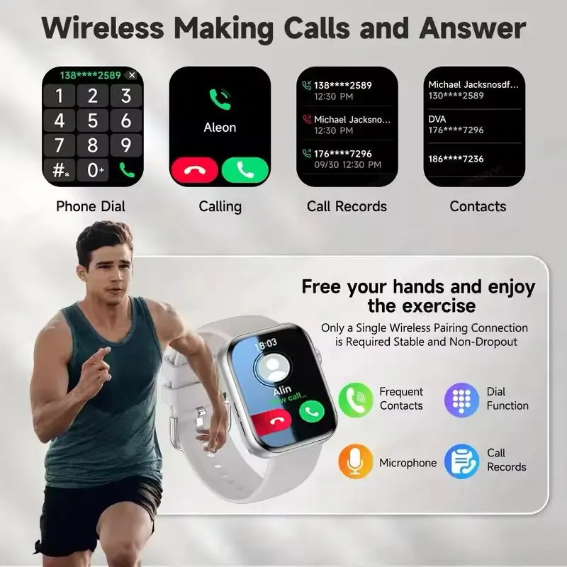 Watch 10 Pro Smart Watch with GPS, NFC & Health Monitoring