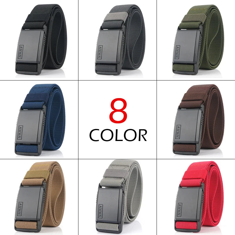 MEDYLA Nylon Belt with Magnetic Buckle - Adjustable Military Style