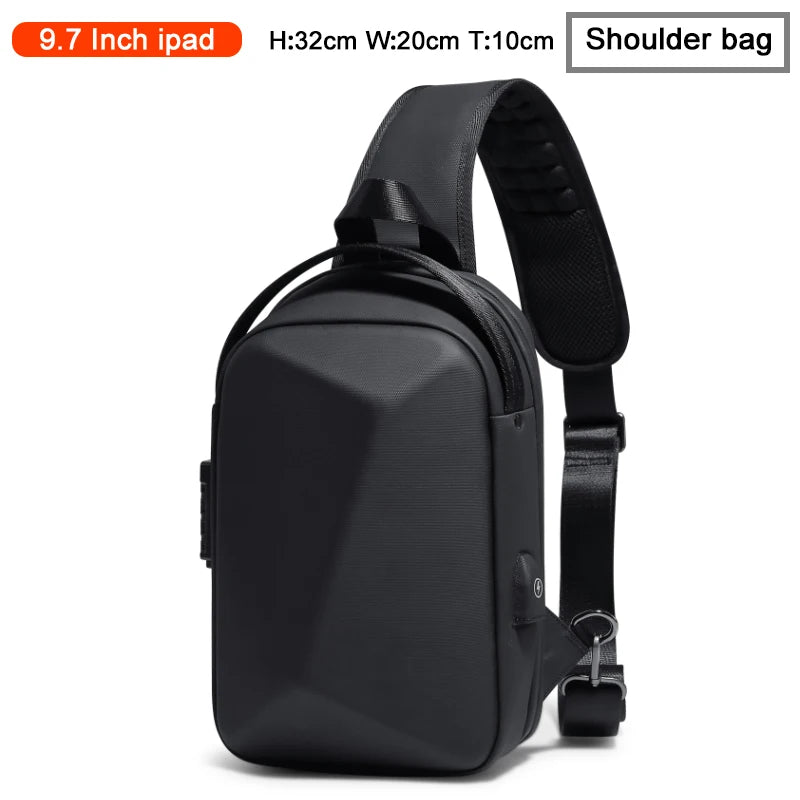 FENRUIEN Anti-Theft Laptop Backpack with USB Charging Port - Water Resistant Business Travel Bag