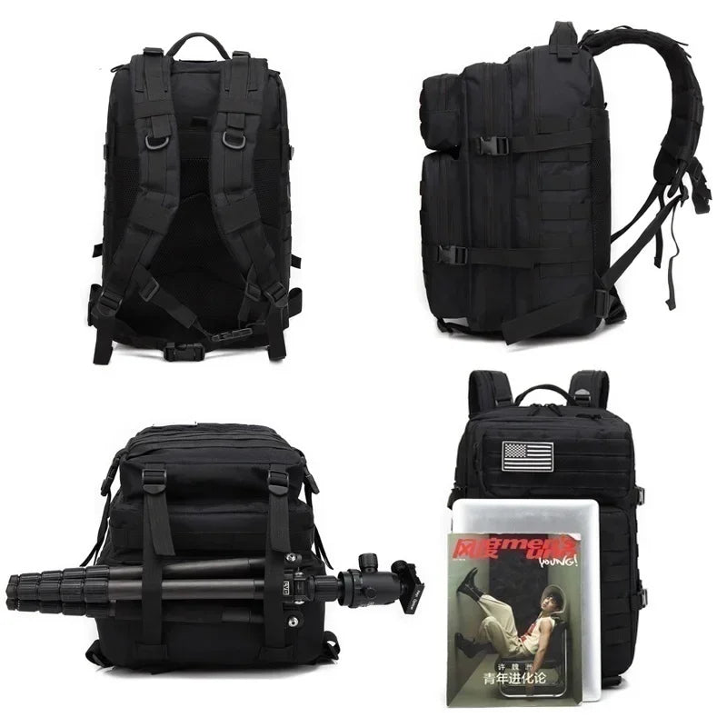 Thuram Tactical Waterproof Backpack - 30L/50L Outdoor Hiking & Camping Rucksack