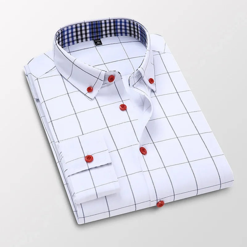 Men's Floral Dress Shirt - Slim Fit Long Sleeve