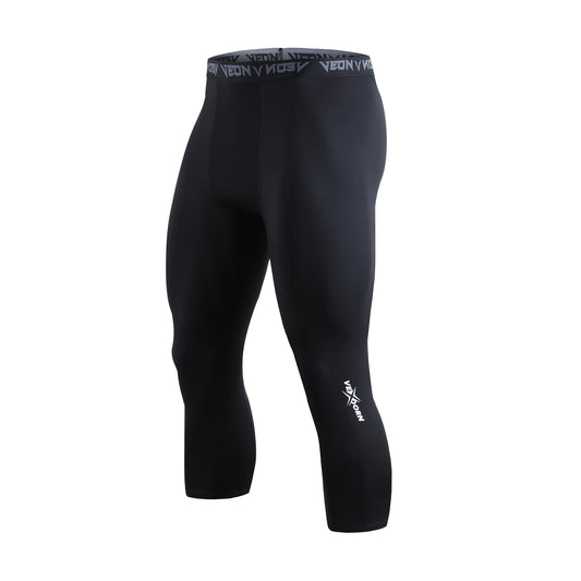 Men's Performance Compression Pants - Athletic Running Tights