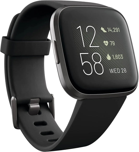 Fitbit Versa 2 Health & Fitness Smartwatch - Heart Rate, Sleep Tracking, Alexa Built-In
