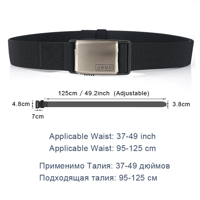 MEDYLA Nylon Belt with Magnetic Buckle - Adjustable Military Style