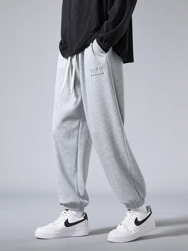 Men's Cotton Polyester Jogger Sweatpants - Hip Hop Loose Fit Harem Pants