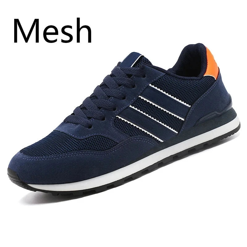 Men's Casual Walking Sneakers - Breathable Comfortable Shoes