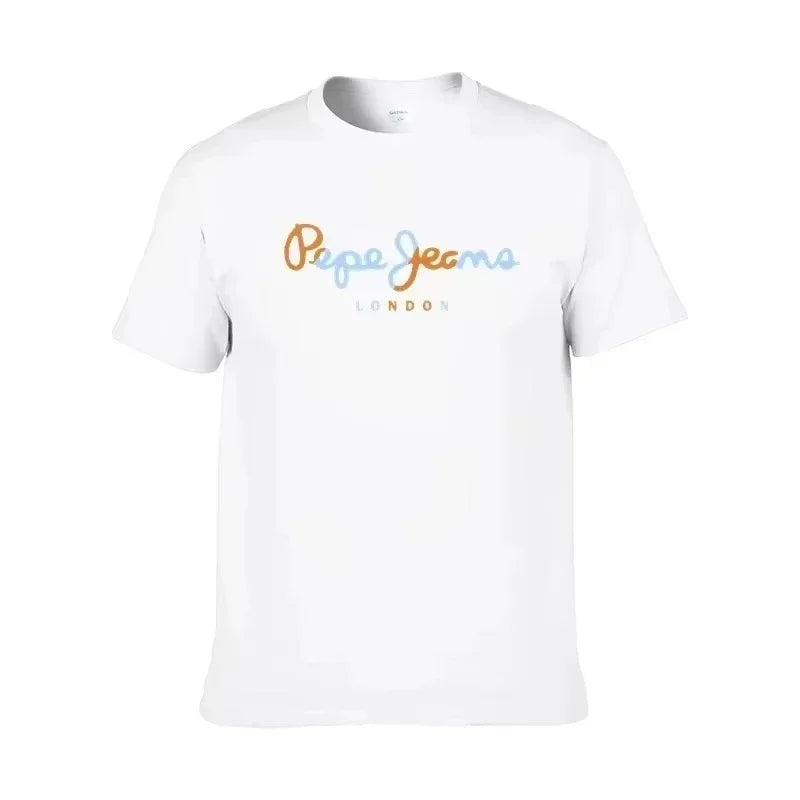 Men's Gradient Letter Print T-Shirt