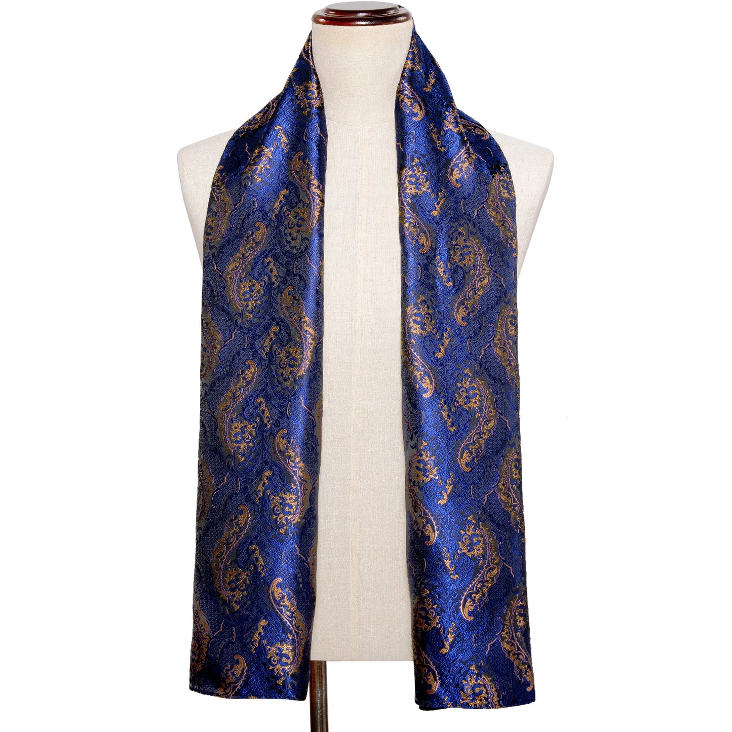 New Fashion Men Scarf Green Jacquard Paisley Silk Scarf Autumn Winter Casual Business Suit Shirt Scarf 160*50cm Barry.Wang