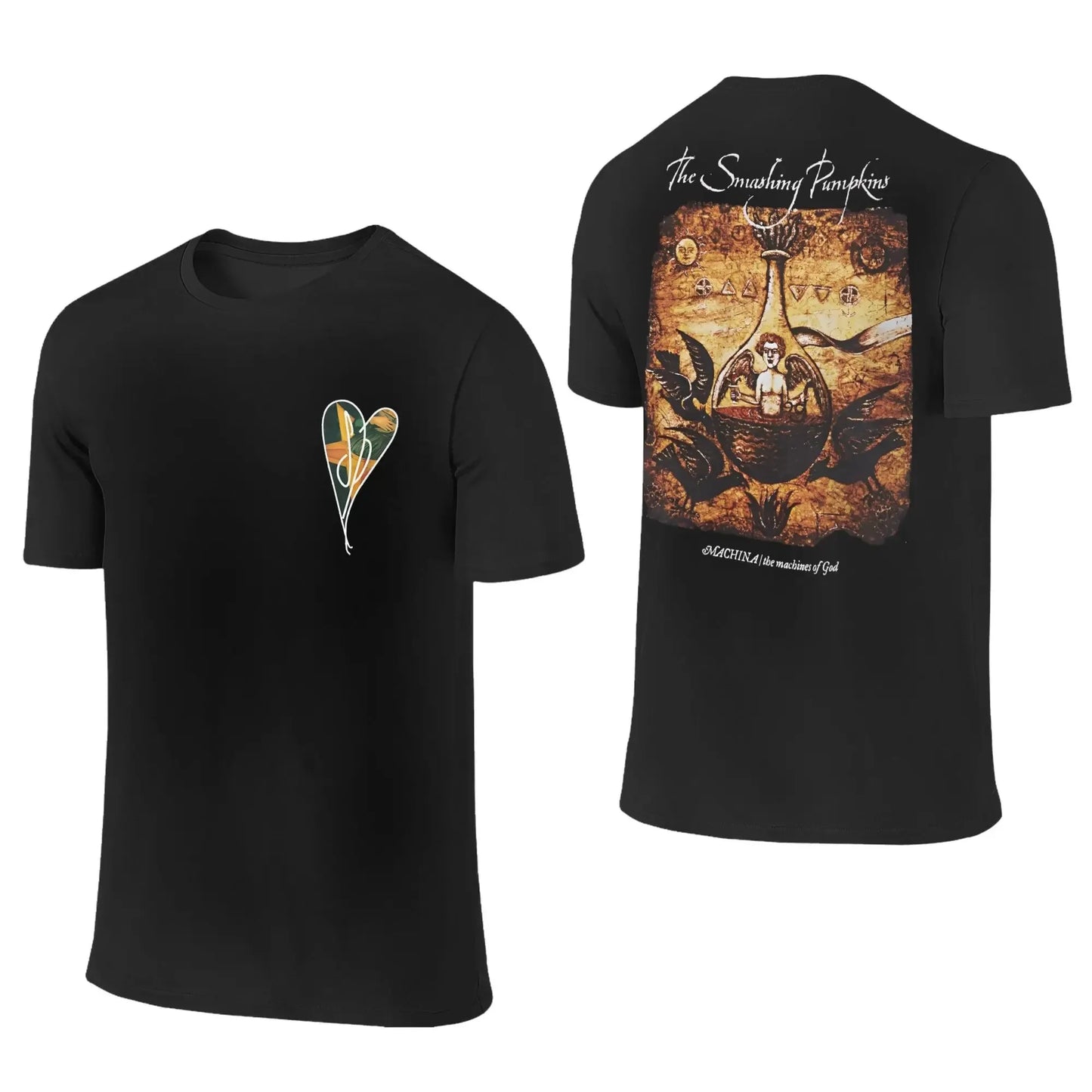 Smashing Pumpkins Band Print T-Shirt - Oversized Rock Music Merch