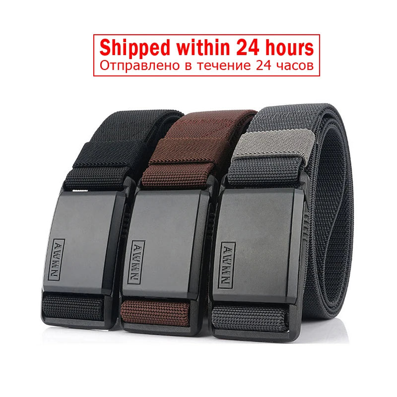 MEDYLA Nylon Belt with Magnetic Buckle - Adjustable Military Style