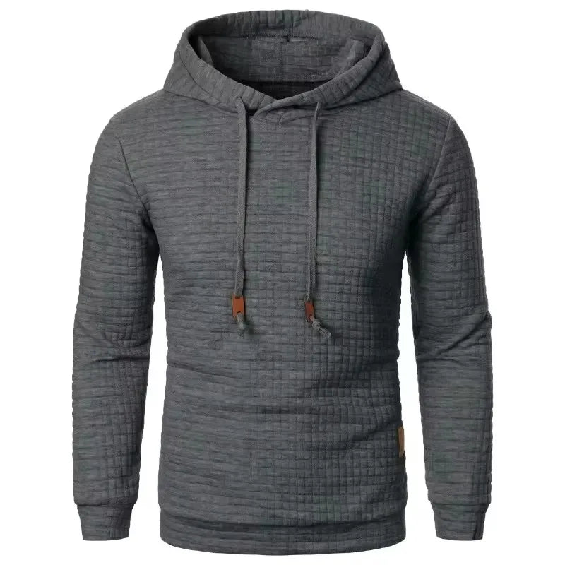 Men's Oversized Zip-Up Hoodie - Warm Casual Sweatshirt
