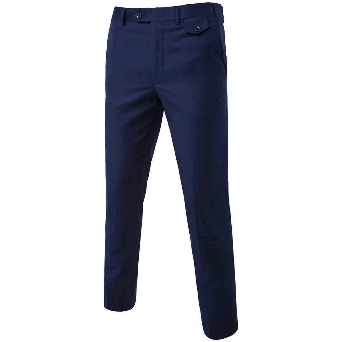 Men's Slim-Fit Suit Pants Business Casual Formal Trousers