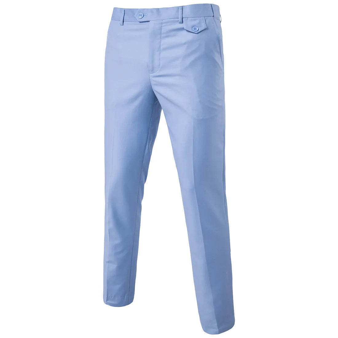 Men's Slim-Fit Suit Pants Business Casual Formal Trousers