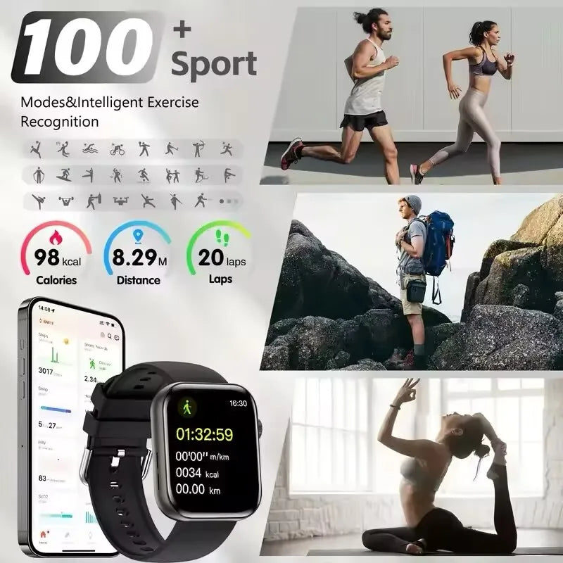 Watch 10 Pro Smart Watch with GPS, NFC & Health Monitoring