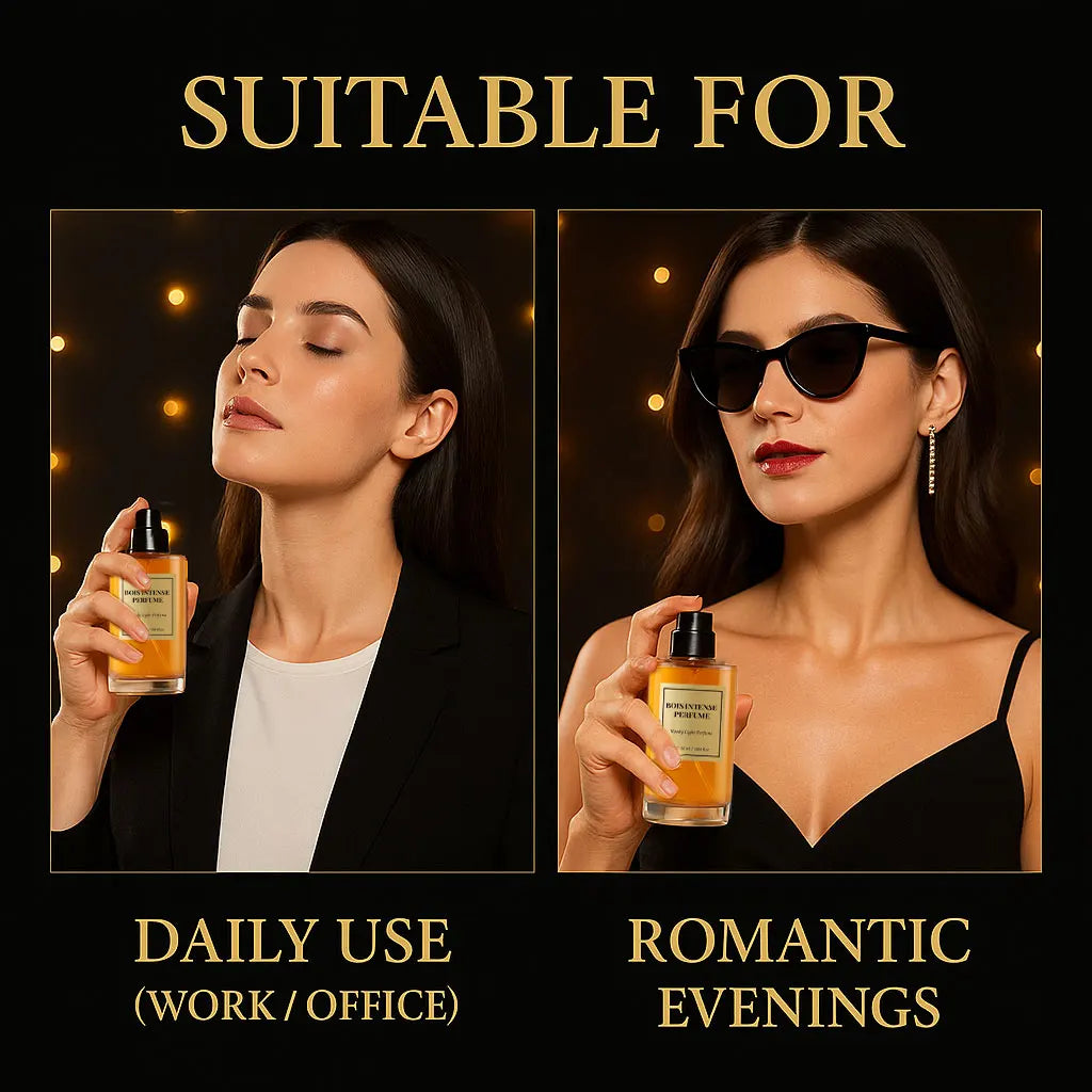 Bois Intense Perfume 50 ML Eau de Parfum for Men with Woody Notes of Iris Frankincense & Honey Luxury Long Lasting Fragrance