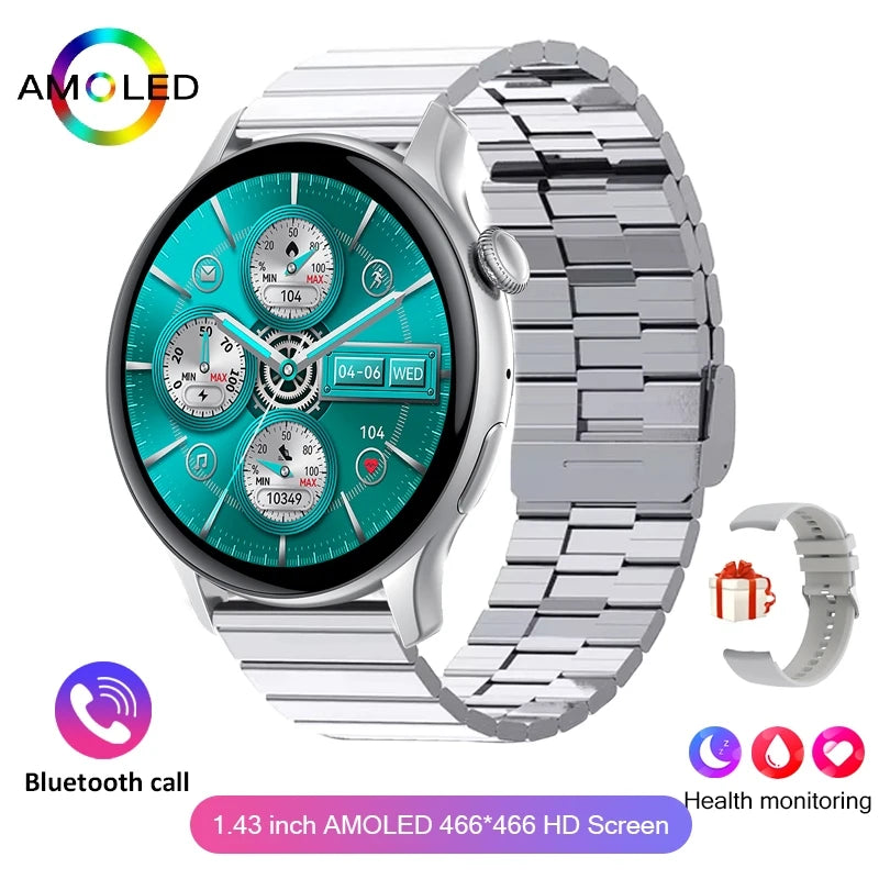 Women's AMOLED Smart Watch with NFC & Bluetooth Call - 1.46" HD Display