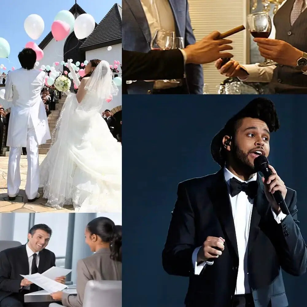 Casual Summer Linen Slim Fit Suits for Men Double Breasted Peaked Lapel Man 2 Piece Outfit Set Blazers with Pants Wedding Suits