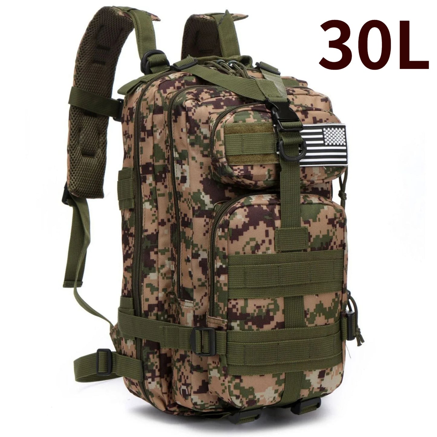 Thuram Tactical Waterproof Backpack - 30L/50L Outdoor Hiking & Camping Rucksack