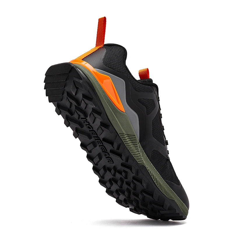 Unisex Hiking Sneakers - Lace-Up Outdoor Walking Shoes