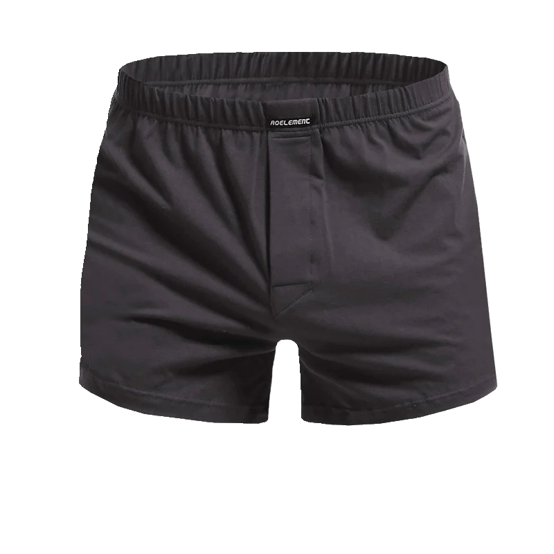 Men's Cotton Boxer Shorts 2-Pack - Soft Stretch Breathable Underwear