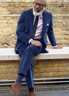 Men's Corduroy Casual Suit Fashion Single Breasted 2 Piece Set Jacket Blazer Pant Business Workwear Groom's Tailcoat Suit